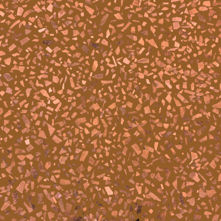 CARAMEL wood terrazzo surface
