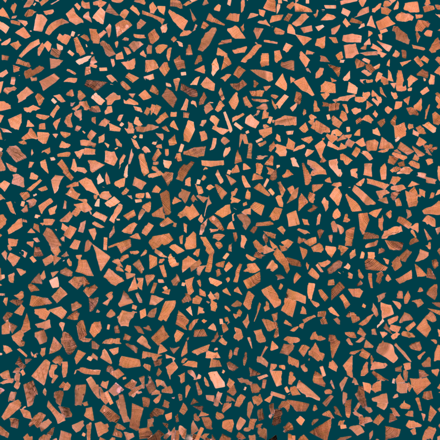 Wood terrazzo material detail
