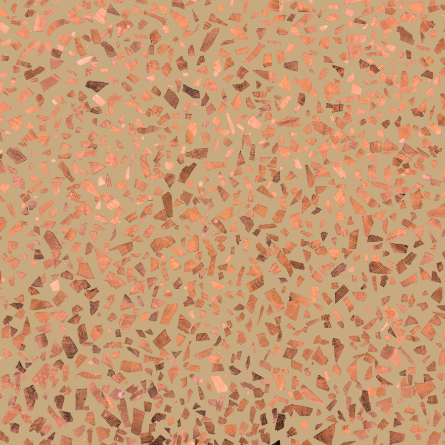 DESERT SAND wood terrazzo surface