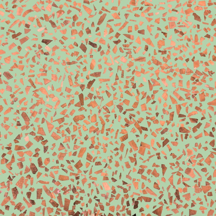 MİNT wood terrazzo surface