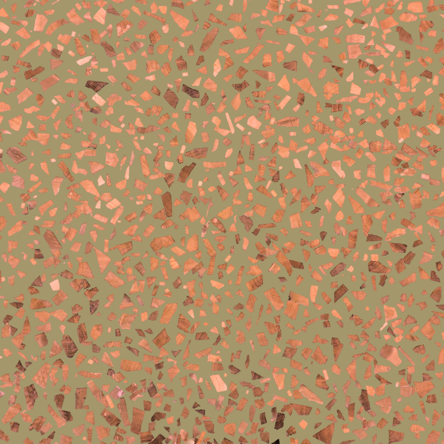 MOSS wood terrazzo surface