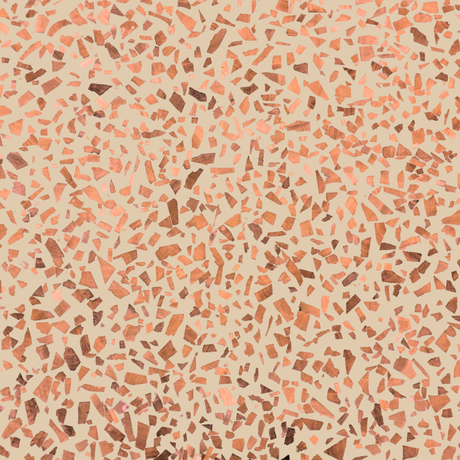 SAND wood terrazzo surface