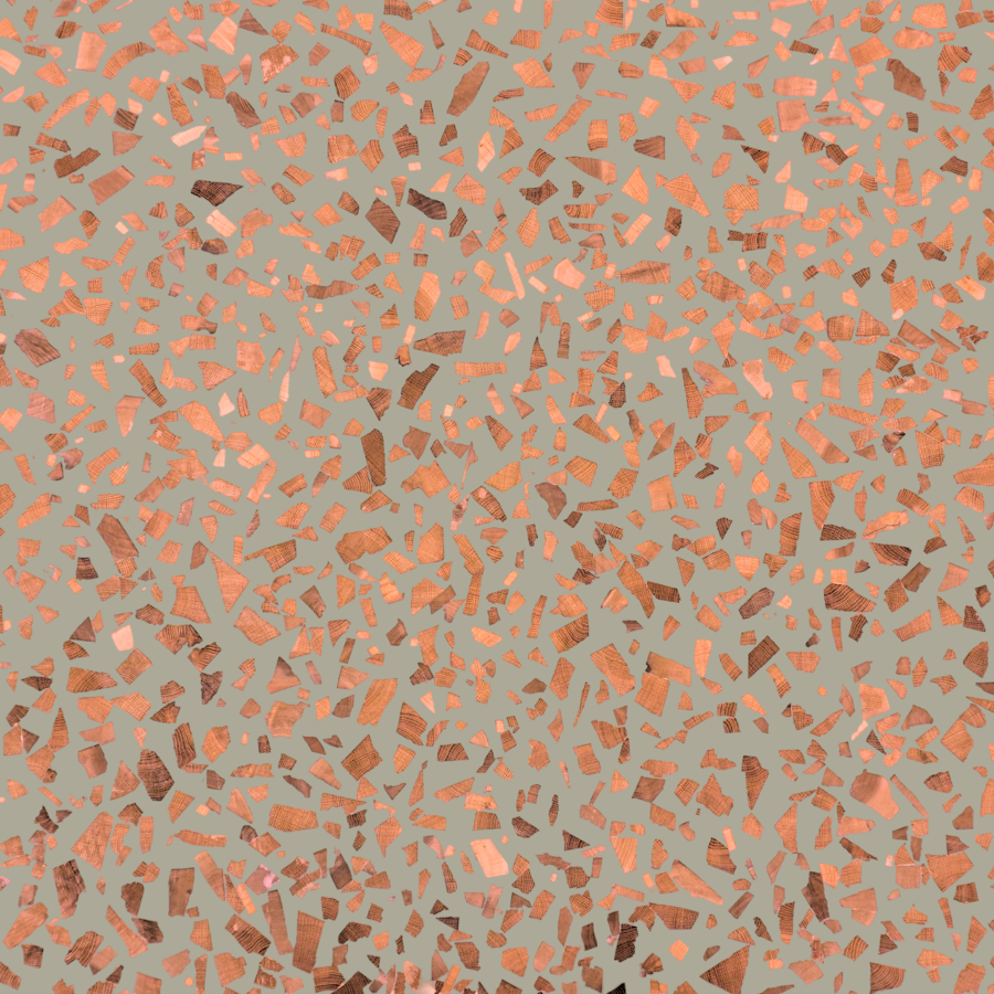 STONE GREY wood terrazzo surface
